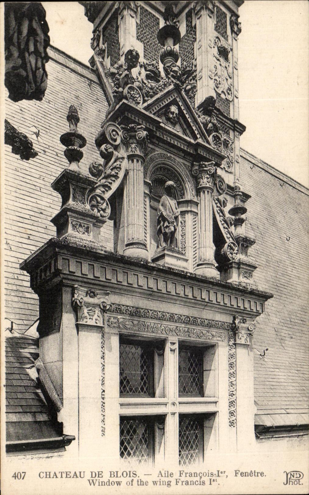 Château de Blois — Aile François Ier, Fenêtre — JND Hol.