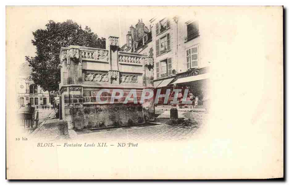 Blois — Fontaine Louis XII — ND Phot