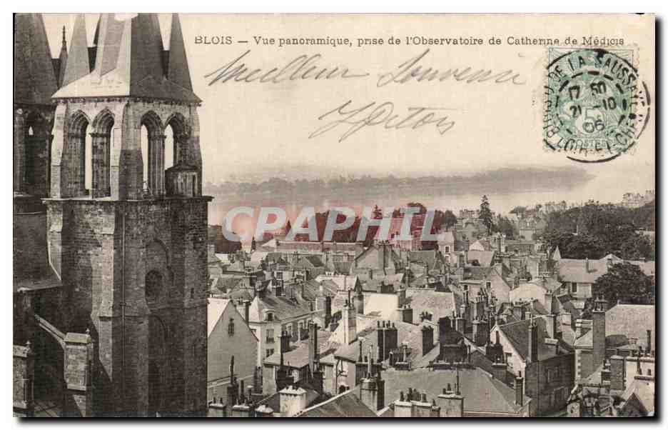 CPA Blois Vue Panramique prise de l'Observatoire de Catherine de Medicis
