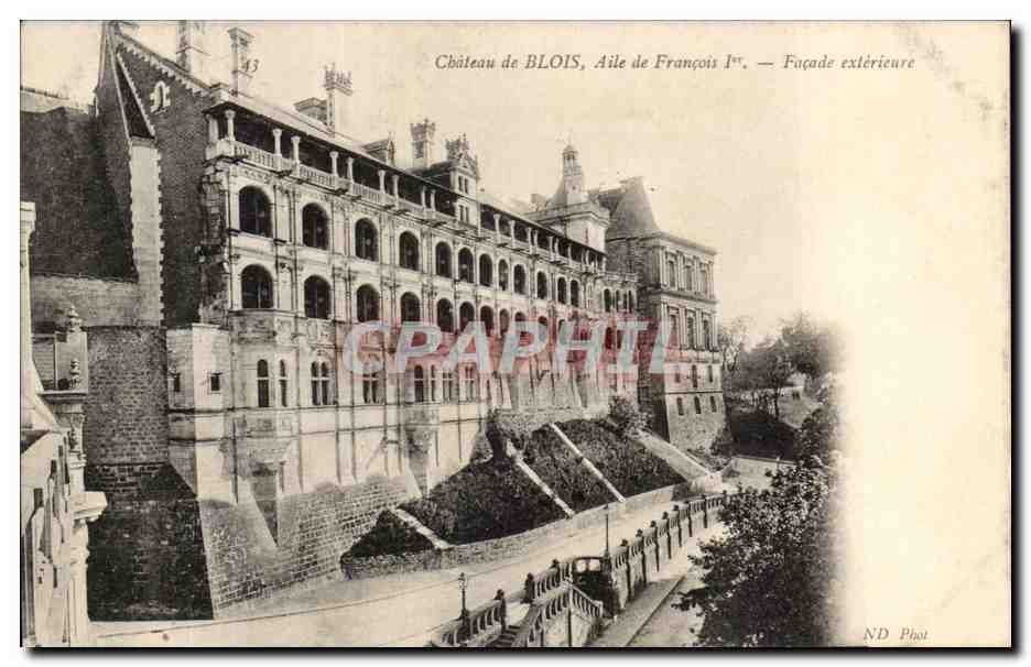 CPA Chateadu De Blois Aile de Francois 1er Facade Extrieure