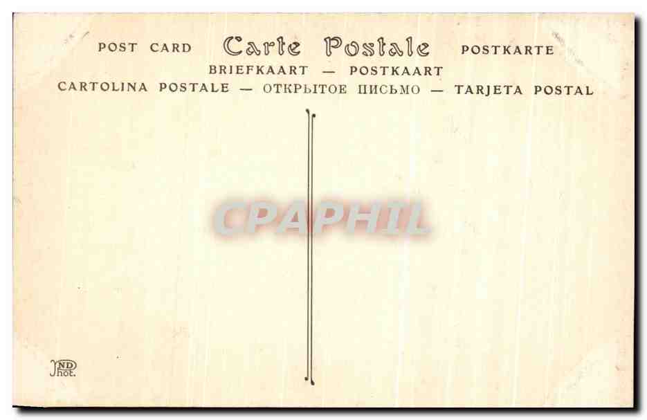CPA Chateau de Blois Gargouille — Rückseite