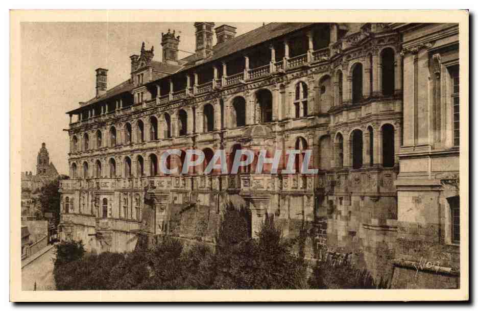 Château de Blois — Façade François Ier — Éditions d'Art 'Aron', Paris