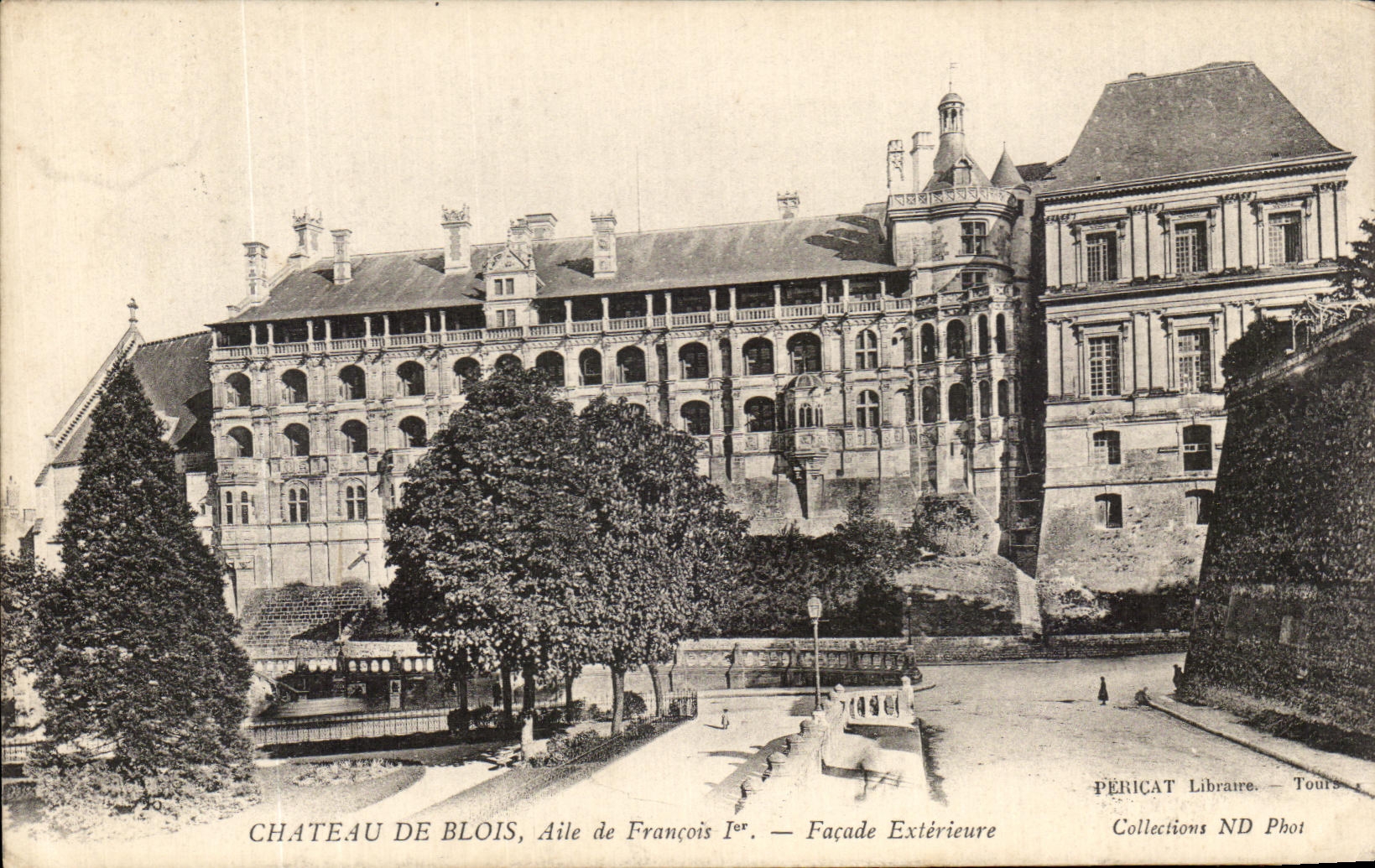 CPA Loire Chateau de Blois Aile de Facade Francois 1er