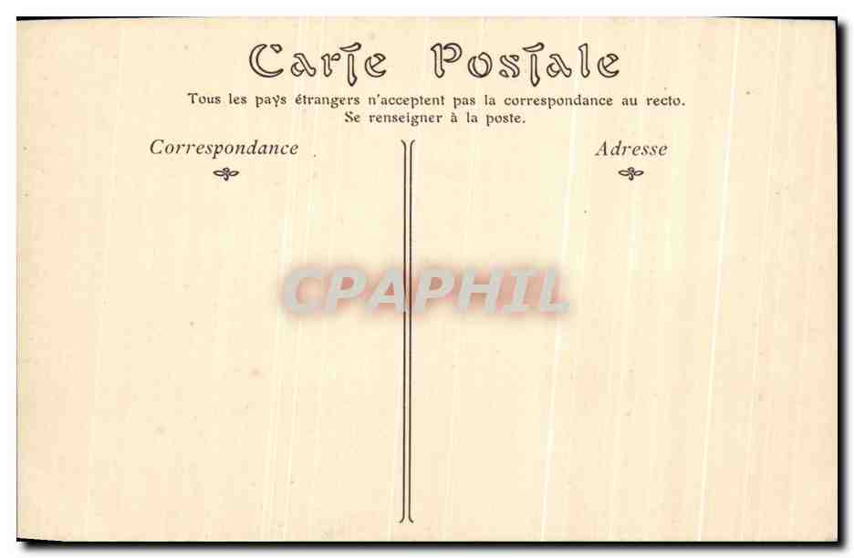 CPA Blois Vue Generale sur le Chateau — Rückseite
