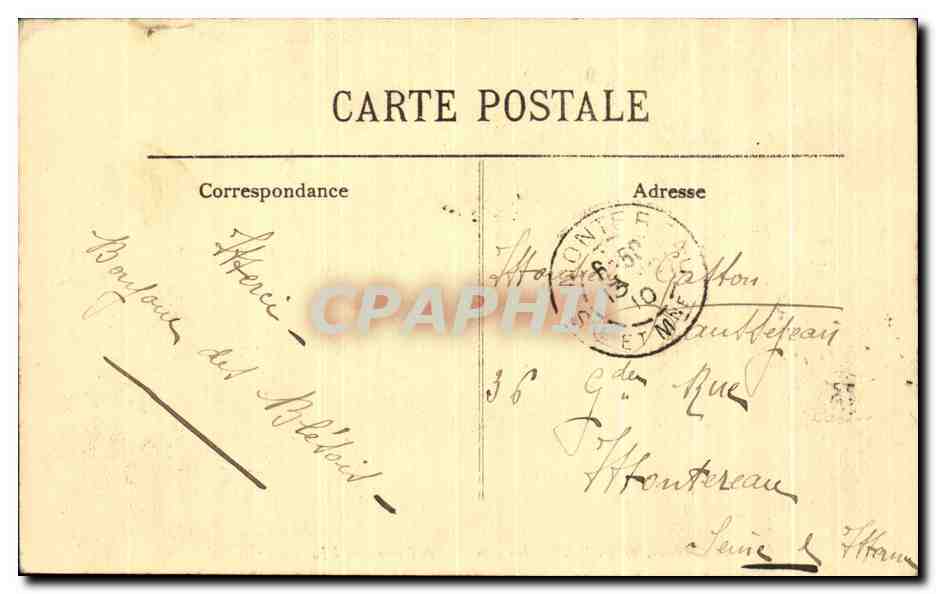 CPA Blois Le Chateau La Salamandre a la Tete de Chien — Rückseite