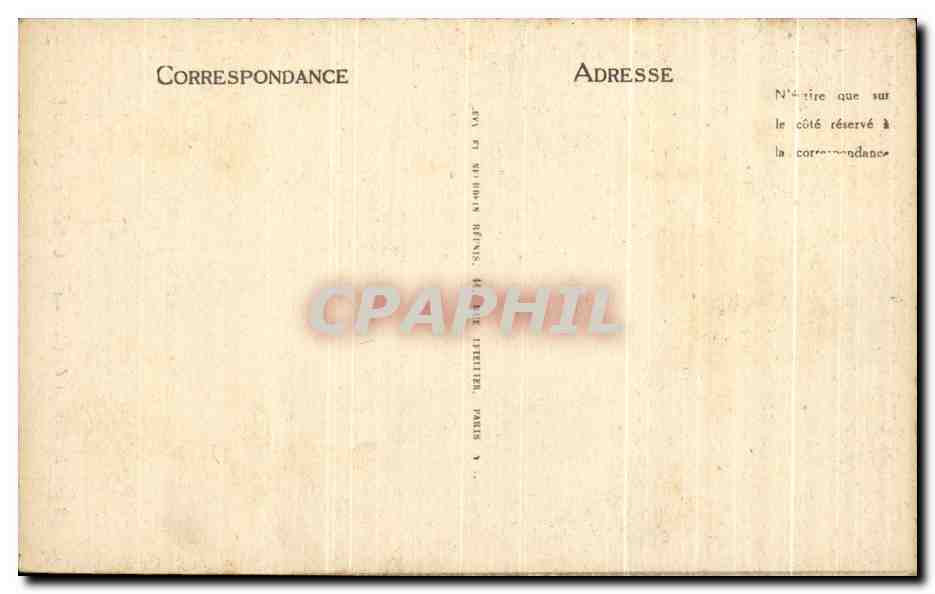 Blois — Le Château — Cul de Lampe — LL — Verso