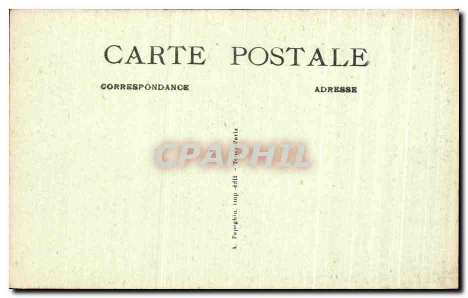 CPA Blois Le Chateau Cariatide Le Mendiant — Rückseite