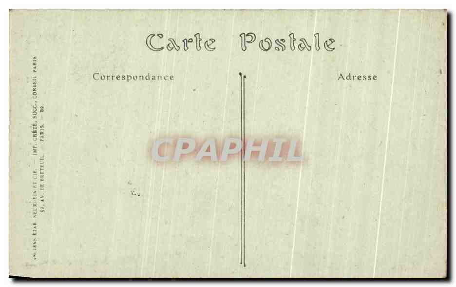 CPA Chateau De Blois Aile Louis XII Cul de lampe  — Rückseite