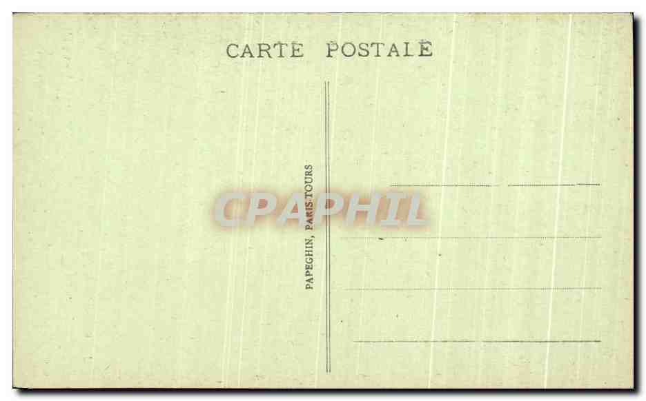 CPA Blois Le Chateau L'Escalier Francois 1er L'Amitie de Goujon  — Rückseite