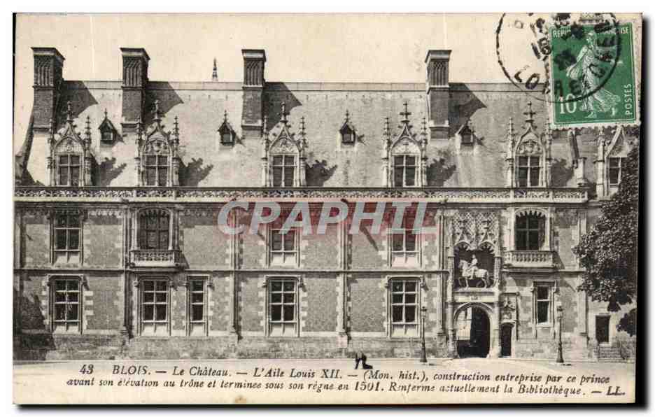 CPA Blois Le Chateau L'Aile Louis XII