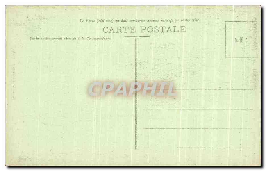 CPA Blois Le Chateau La Facade Francois 1er Les Gargouilles — Verso