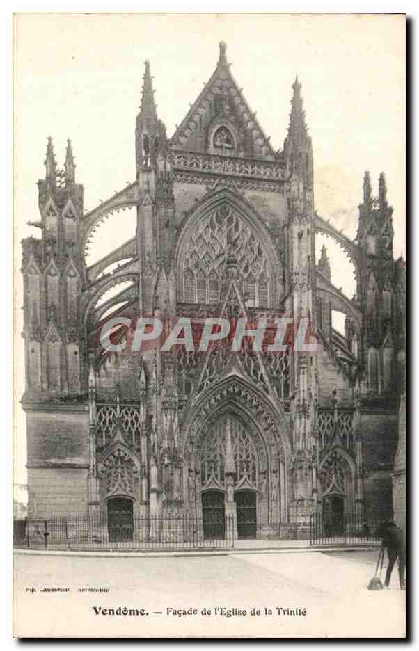 Vendôme — Fassade der Kirche der Dreifaltigkeit — Verlag A. DUMOIS