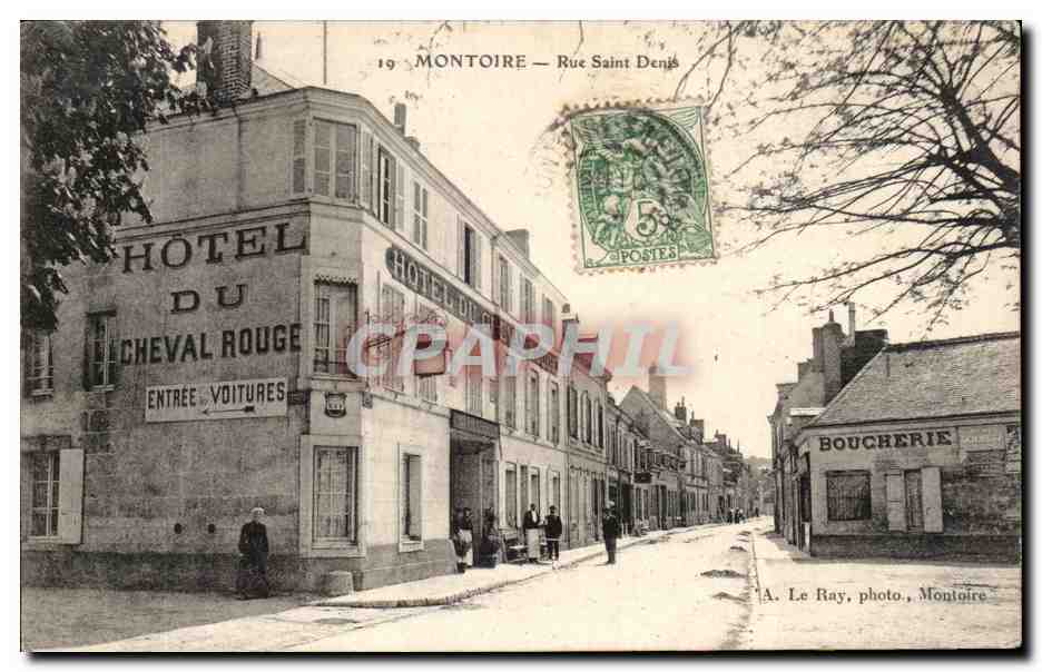 Montoire — Rue Saint Denis — A. Le Ray, photo, Montoire