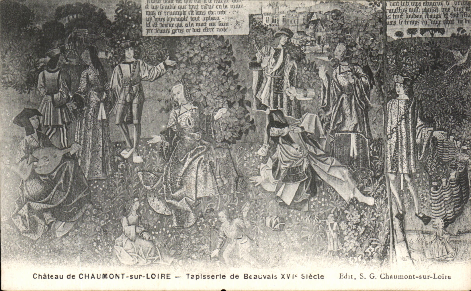 Château de Chaumont-sur-Loire — Tapisserie de Beauvais XVIe siècle — Edit. S.G. Chaumont-sur-Loire