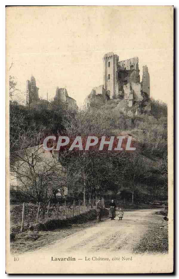 Lavardin — Le Château, côté Nord — CPAPHIL n°10