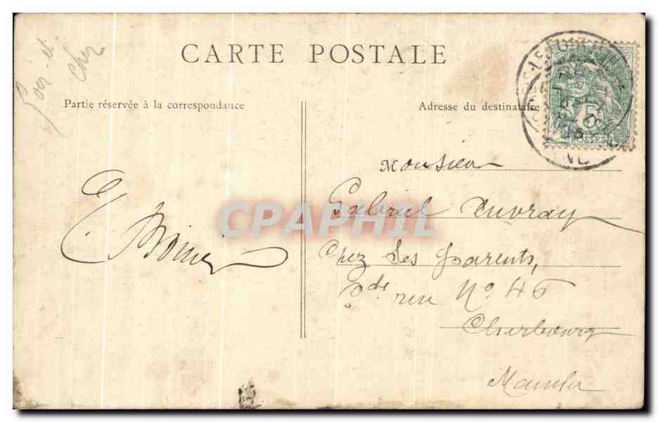 Lavardin — Le Château, côté Nord — CPAPHIL n°10 — Reverso