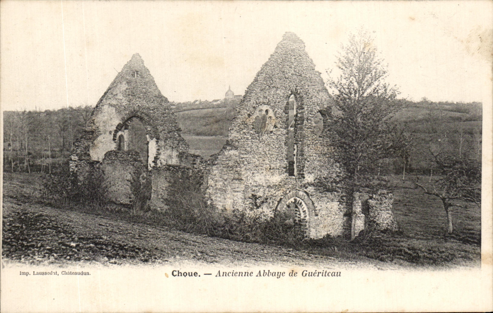 CPA Choue Ancienne Abbaye de Gueriteau