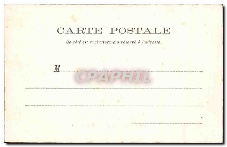 CPA Choue Ancienne Abbaye de Gueriteau — Rückseite