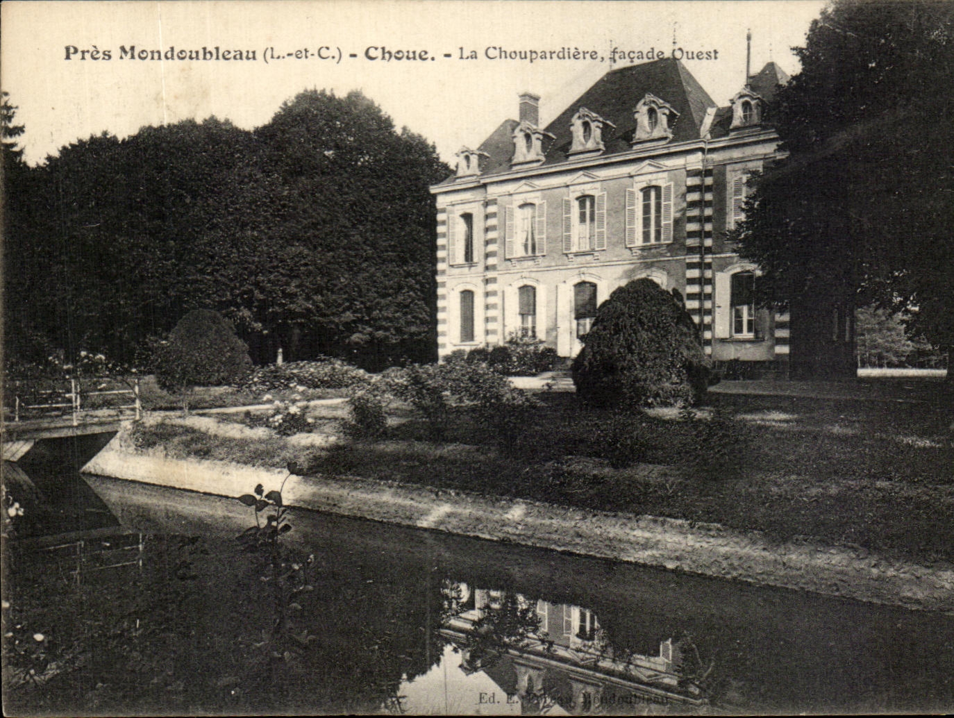 Près Mondoubleau (L.-et-C.) - Choue - La Choupardière, façade Ouest