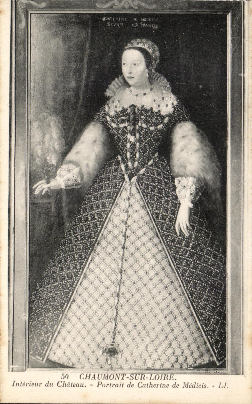 Catherine de Médicis — Portrait — Chaumont-sur-Loire — S.G. — n°50