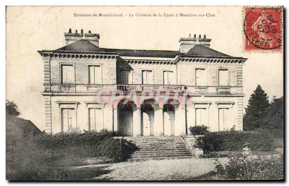 Umgebung von Montrichard — Schloss la Croix in Monthou-sur-Cher — Verleger unbekannt