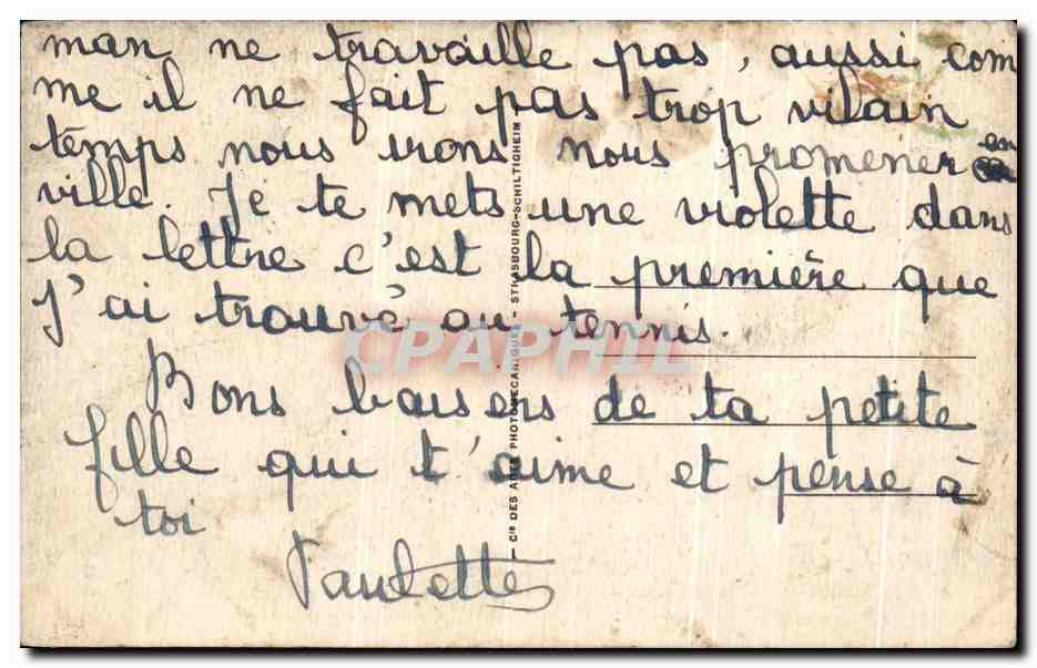 CPA Environs de Morlaix Notre Dame de la Salette — Rückseite