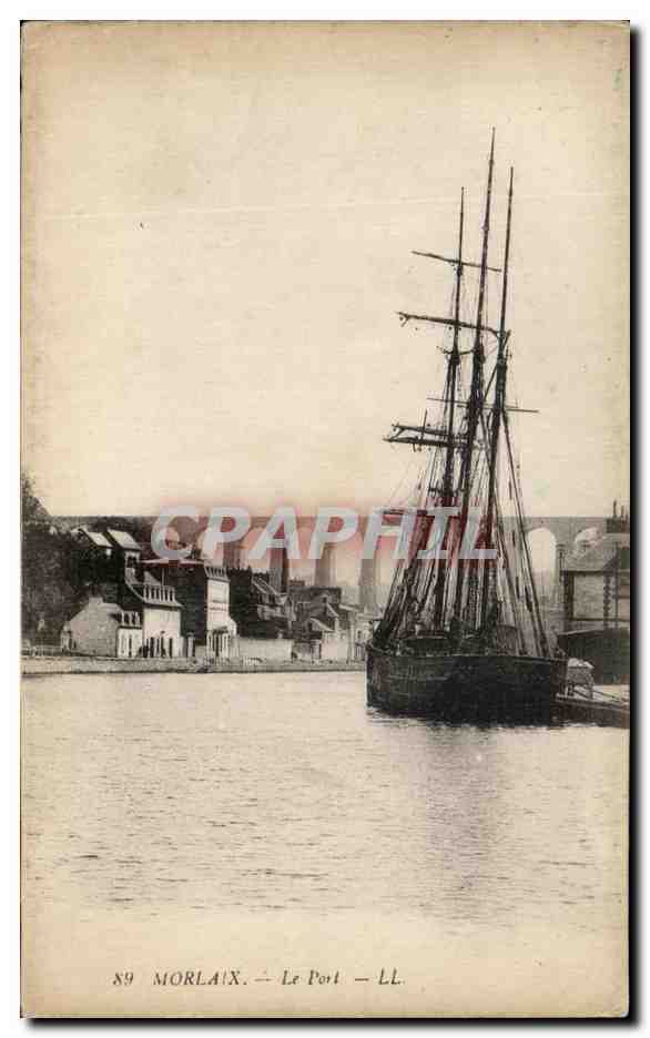 CPA Morlaix Le Port Bateau