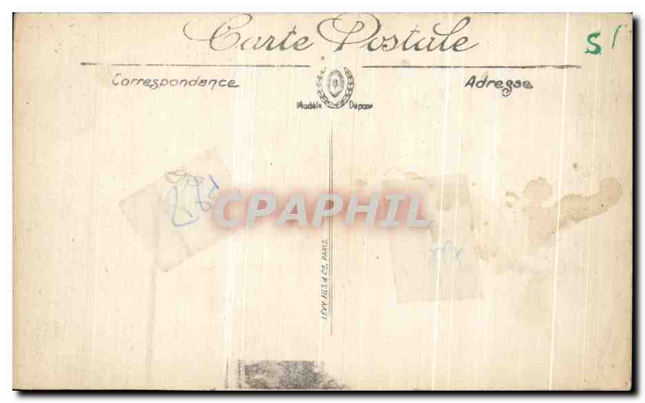 CPA Morlaix Le Port Bateau — Rückseite