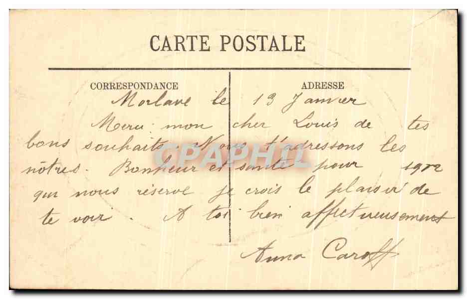 CPA Morlaix Le Port Et Le Viaduc — Rückseite