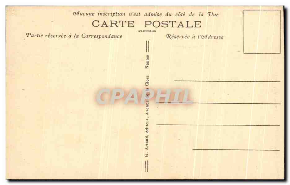 CPA Morlaix Un coin du Port au clair de Lune Bateau — Rückseite