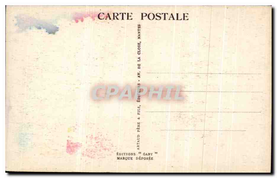 CPA Morlaix La Bretagne Fumeuse Folklore Costume Coiffe Tabac  — Rückseite