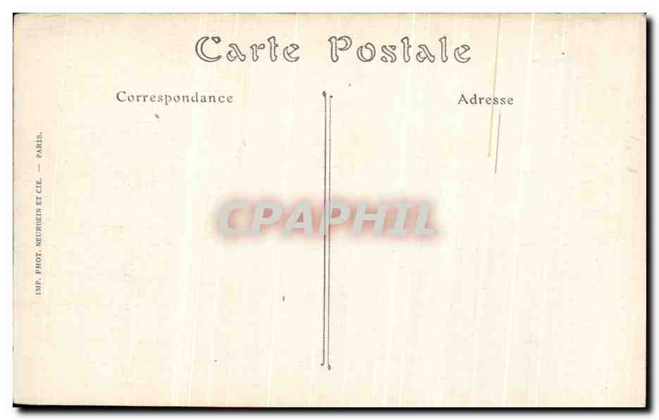 CPA Morlaix Le Chateau du Nec'hoat — Rückseite