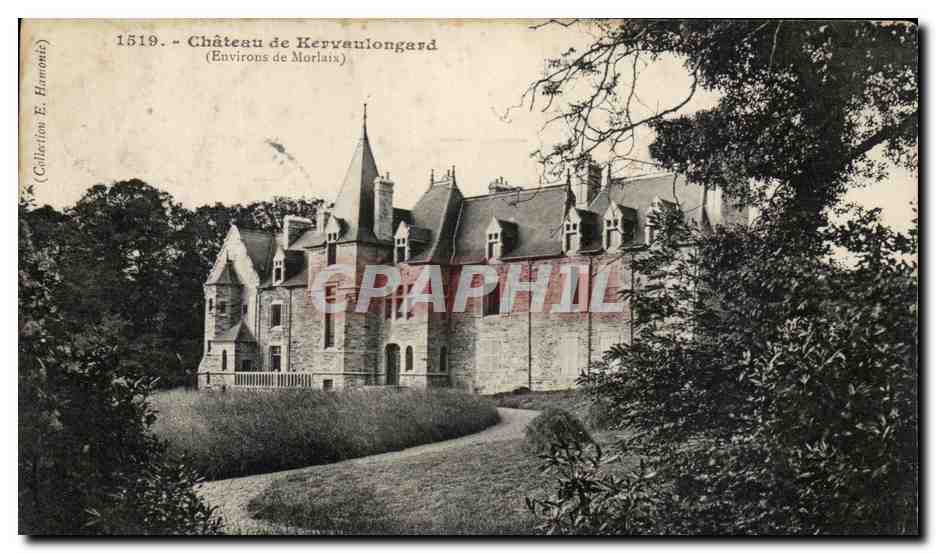 CPA Morlaix Chateau de Kervaulongard Environs de Morlaix 