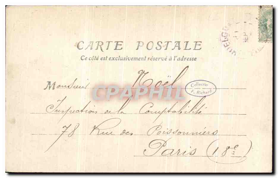 CPA Morlaix Vieille Maison Rue des Vignes Enfants — Rückseite