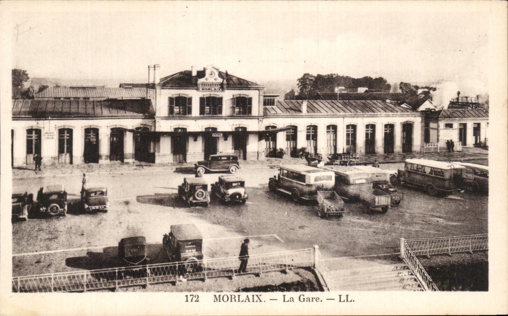 CPA Morlaix La Gare