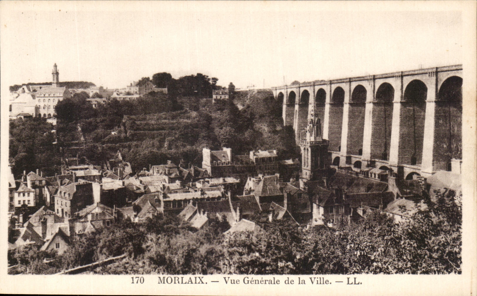 CPA Morlaix Vue Generale de la Ville