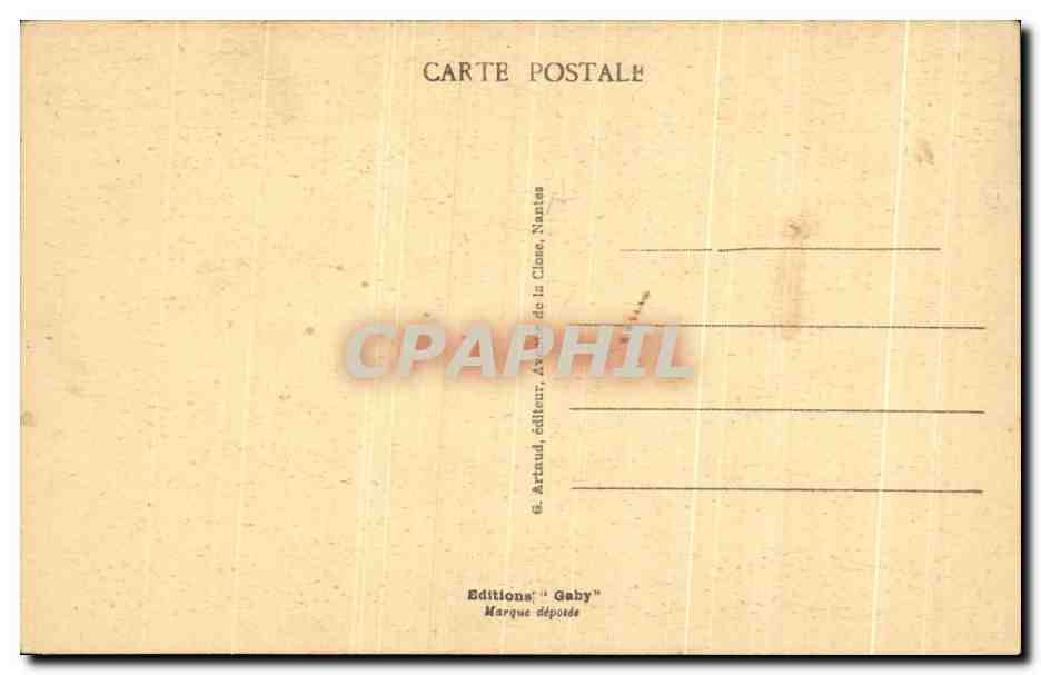 CPA Morlaix Eglise Saint Melaine Place Thiers  — Rückseite