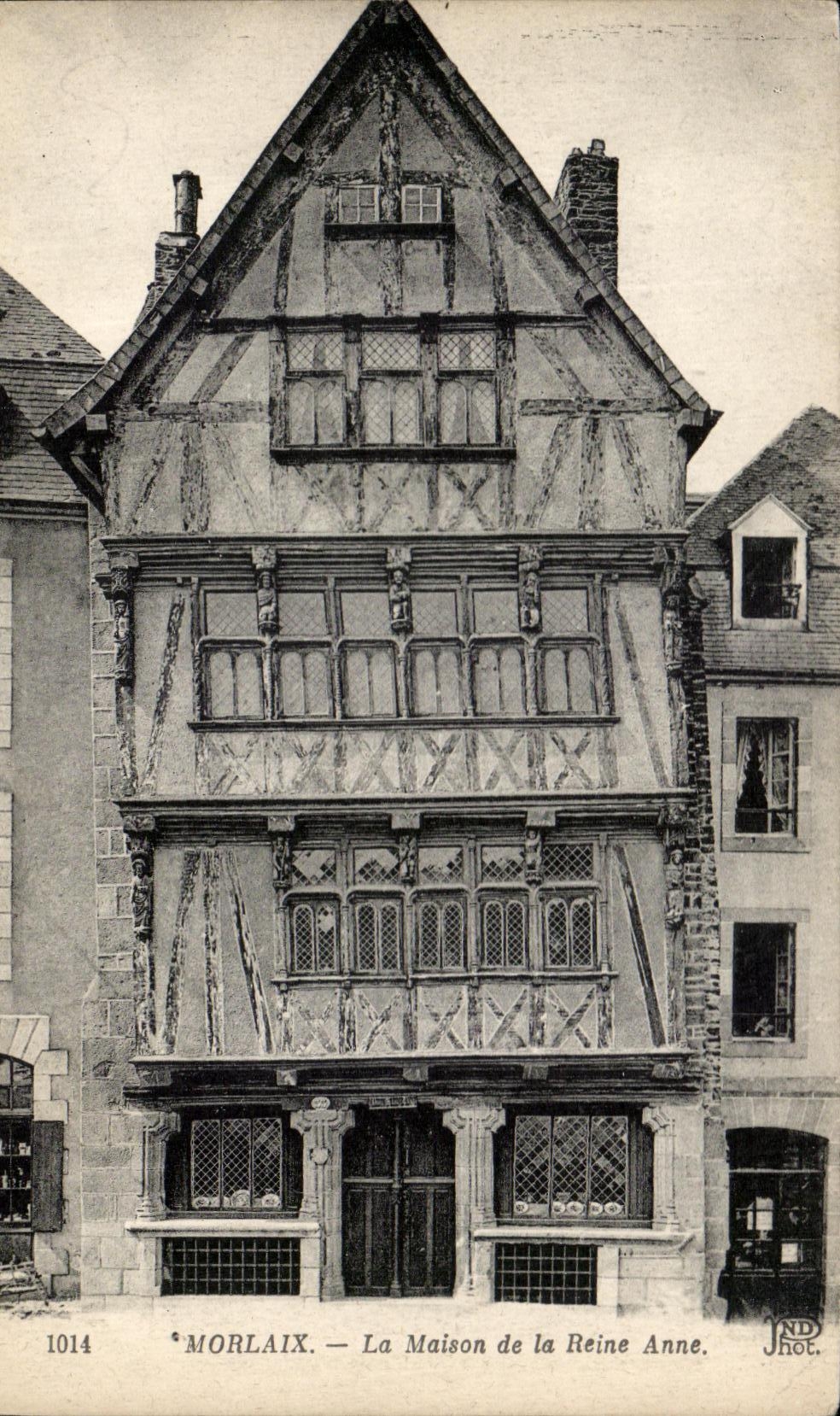 CPA Morlaix La Maison de la Reine Anne