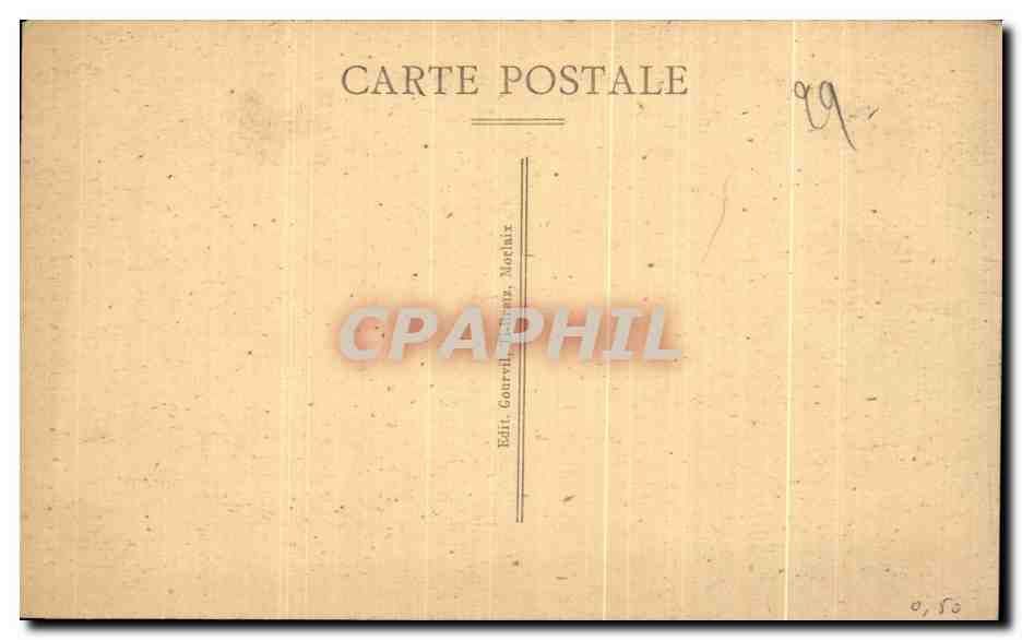 CPA Morlaix Rue de Guernisac Maisons du 16eme a encorbellements — Rückseite