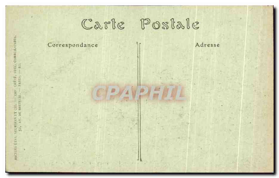 CPA Morlaix Le Square et la Gare du Styvel Train  — Rückseite