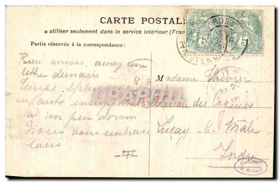 Environ de MORLAIX — Coulée et étang du vieux Moulin du Dourduff — Carte postale n°3393 — Reverso
