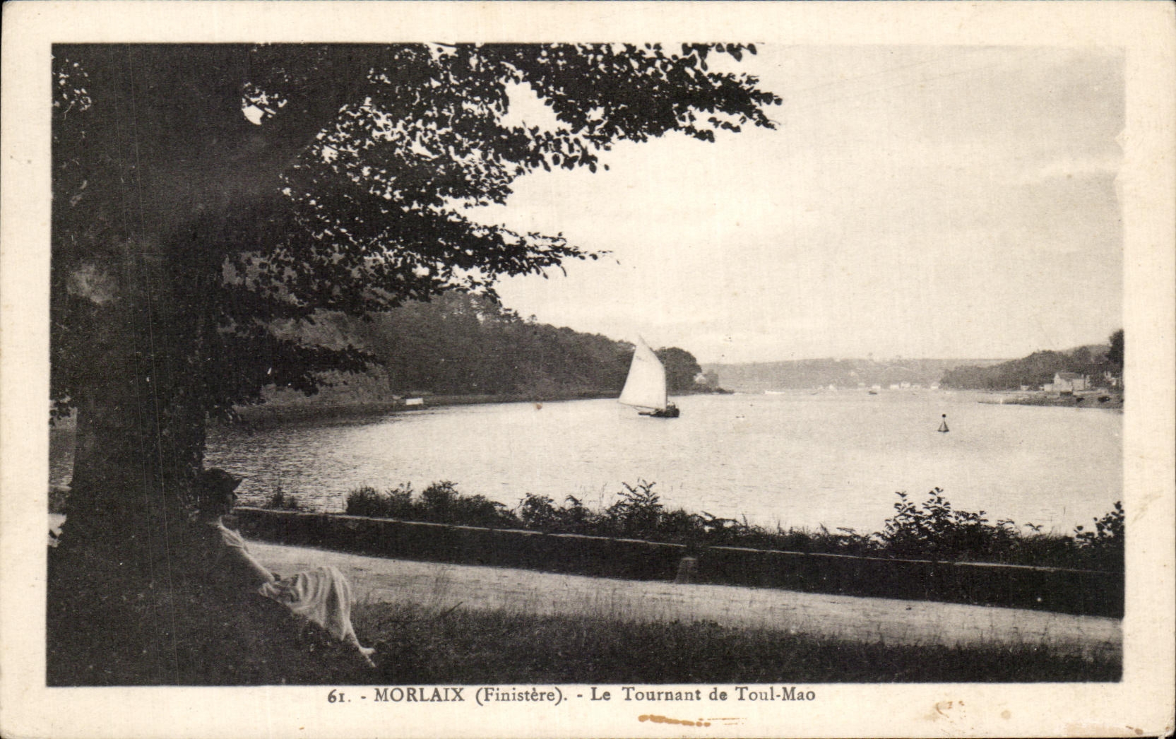 CPA Morlaix Le Tournant de Toul Mao