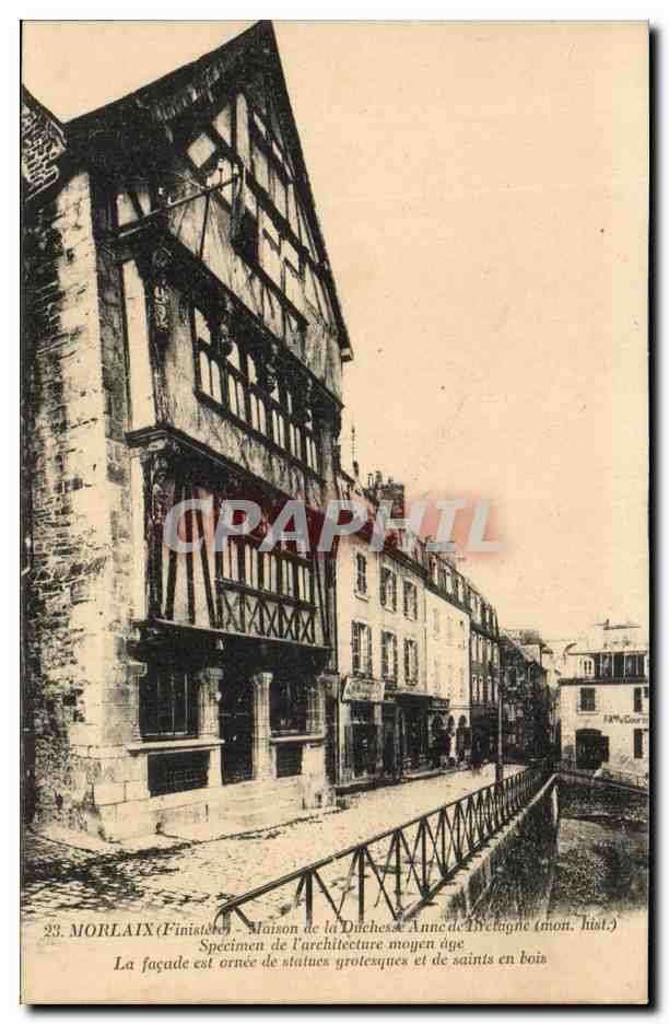 CPA Morlaix Maison de la Duchesse Anne 