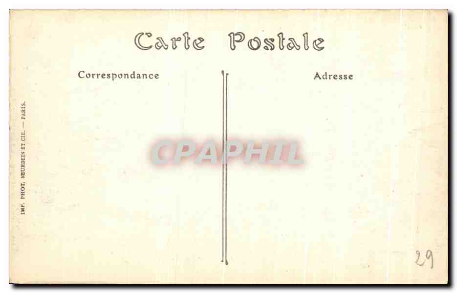 CPA Morlaix Panorama De l'Hopital — Rückseite