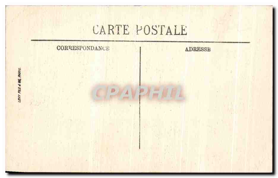 CPA Morlaix La rue Des Cent Marches Allant A La Gare — Rückseite
