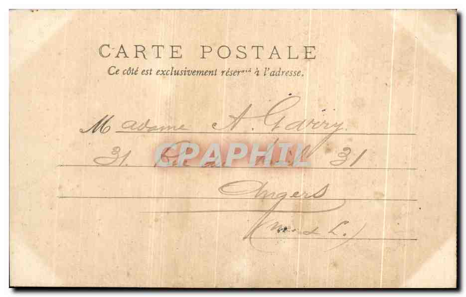 CPA La Bretagne Pittoresque Morlaix Maisons de La Reine Anne Enfants — Rückseite