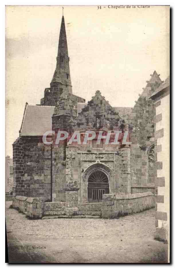 CPA Morlaix Chapelle de La Clarte