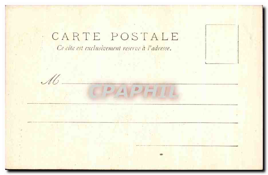 CPA Morlaix Chapelle de La Clarte — Rückseite