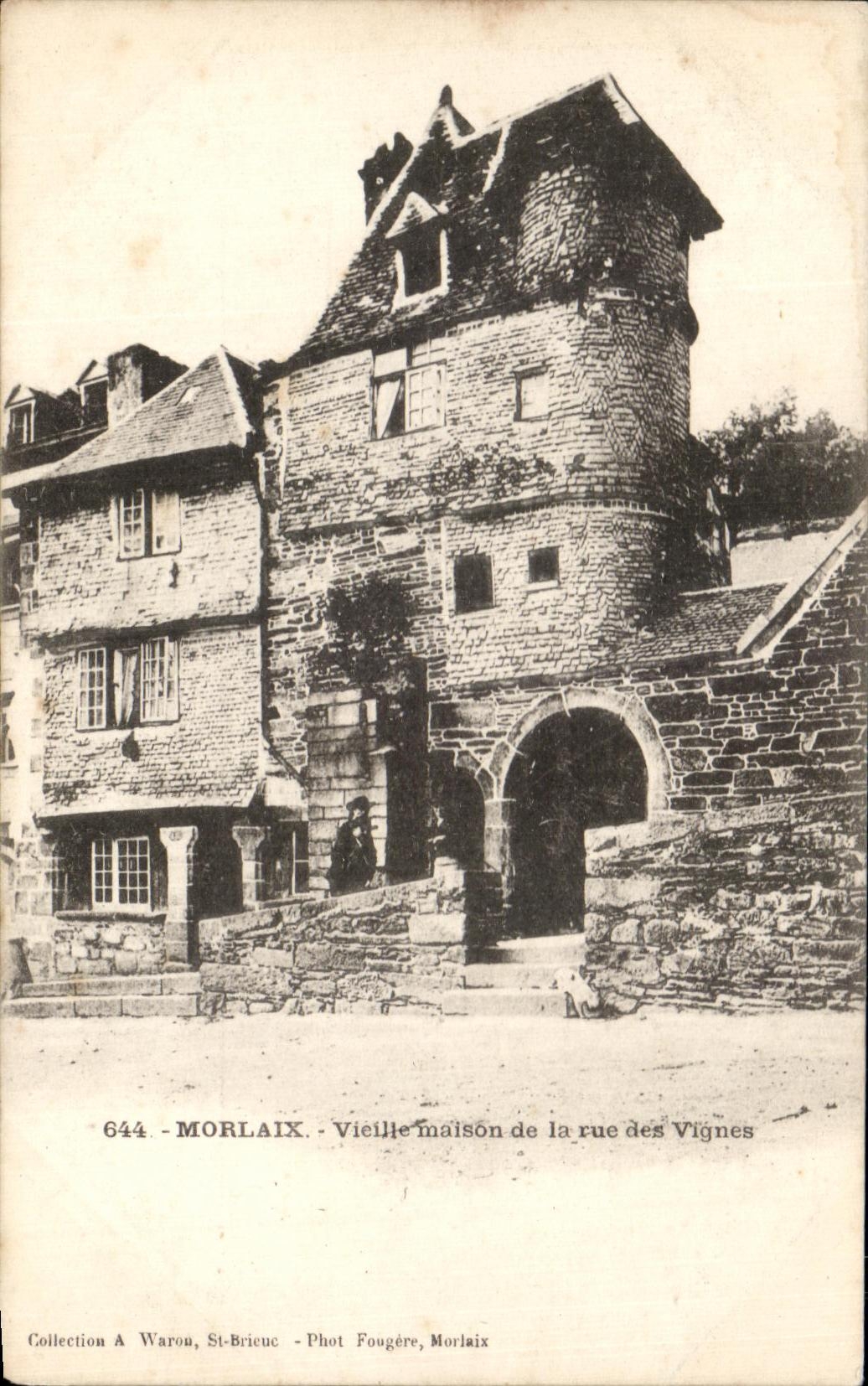 CPA Morlaix Venelle maison de la rue des Vignes