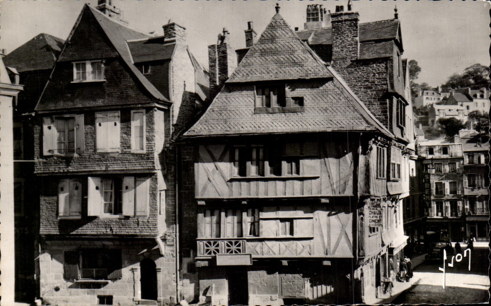 CPSM Morlaix Vieille maison du Place des Halles
